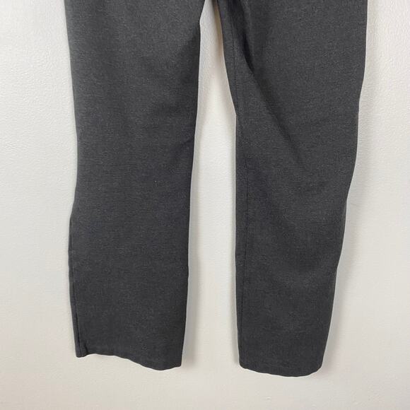 Betabrand Pants Straight Leg Comfort Charcoal Gray Yoga Trouser Large Petite - Picture 9 of 11